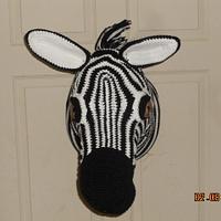 Zebra head - Project by Charlotte Huffman