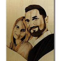 Wedding portrait of wood - Project by Andulino