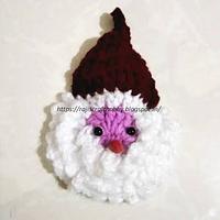 Crochet Santa Ornament - Project by rajiscrafthobby