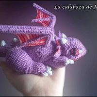 Purple crochet dragon - La Calabaza de Jack - Project by La Calabaza de Jack