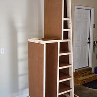 Scrap Lumber Rack for a Tricky Room - Project by Ron Stewart