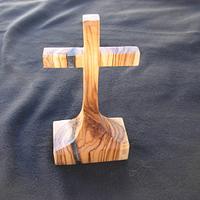 Free Standing Olive Cross