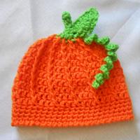 Newborn Pumpkin Beanie - Project by CharleeAnn
