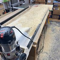 Live edge flattening jig