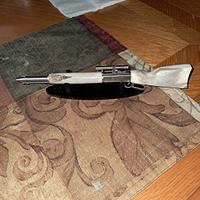 pretty cute lever action pen deer antler pen