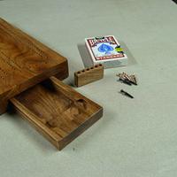 Cribbage Board w/Drawer