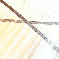 Side Table in Walnut and Curly Maple