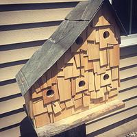 Salt box Birdhouse  - Project by WBWoodworking