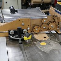 Revised Wheel Kerfing Jig Indexer. - Project by LIttleBlackDuck
