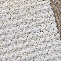 Easy Textured Crochet Farmhouse Table Runner - Project by rajiscrafthobby