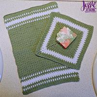 Spearmint Hand and Face Towels - Project by JessieAtHome