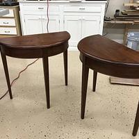 Demilune Tables  - Project by Carey Mitchell