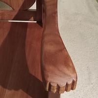 Teddy bear child rocking chair ( walnut)