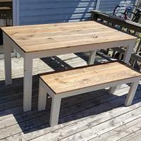 Outdoor Table & Benches - Project by TCW