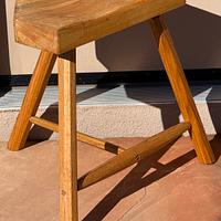 Putting on socks stool