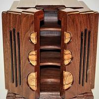 Tiny Art Deco Cabinet for Tea Bag Holders