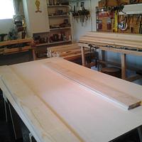 making a western bed in progress - Project by jim webster