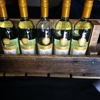 12 Wine Bottle and 8 Wine Glass holder Display 