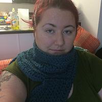 Katniss Inspired Asymmetrical Cowl