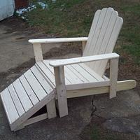 another chair with foot stool - Project by jim webster