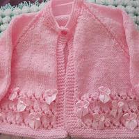 lace and ribbon jacket - Project by mobilecrafts