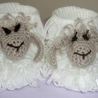 Baby booties Lamb - Project by tatMart