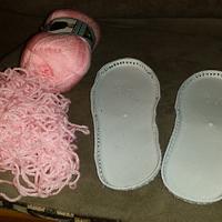 Pink clogs