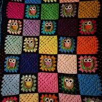 Owl Granny Afghan - Project by Charlotte Huffman