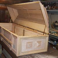 Casket - out side done ? - Project by Wheaties  -  Bruce A Wheatcroft   ( BAW Woodworking) 