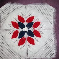 3 row flower baby blanket - Project by mobilecrafts