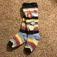 Crocheted Knee High Socks - Project by Shirley