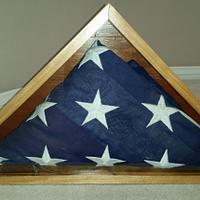 Memorial Flag Display Case - Project by Rayner Custom Woodworks