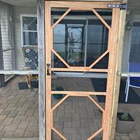 Wooden Screen Door - Design & Build Considerations - Project by MJCD