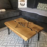 Oak coffee table 