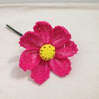 Cosmos Flower  - Project by Flawless Crochet Flowers