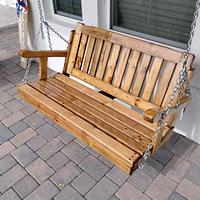 Beetle killed pine porch swing 