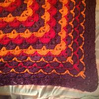 Latest finished afghan. Love how this one turned out.