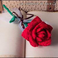 Crochet Rose - La Calabaza de Jack - Project by La Calabaza de Jack