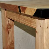 Juniper Epoxy Resin Utility River Table - Project by Jake Roberts