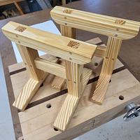 Timber Framed Mini Sawhorses - Project by Eric - the "Loft"