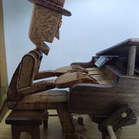 Animated piano player - Project by siavash_abdoli_wood