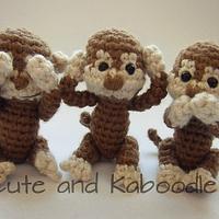 Three Wise Monkeys - Project by Cute and Kaboodle