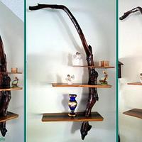 Driftwood Shelves; Asian-style  - Project by swirt