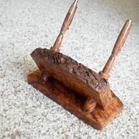 Maple Burl Pen and Pencil Holder