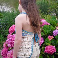 Sea Breeze Apron Style Crochet Halter Pattern 