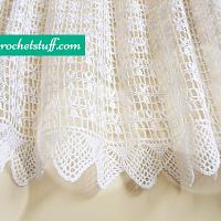 Crochet Curtain Free Pattern - Project by janegreen