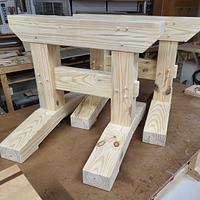 Timber Framed Sawhorses - Project by Eric - the "Loft"