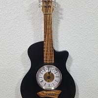 Guitar Clock w/standard "Time to Play" - Project by Angela Maddock