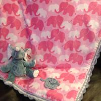 Fleece Baby Blanket - Project by hookedonafeeling