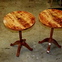 Spalted maple end tables